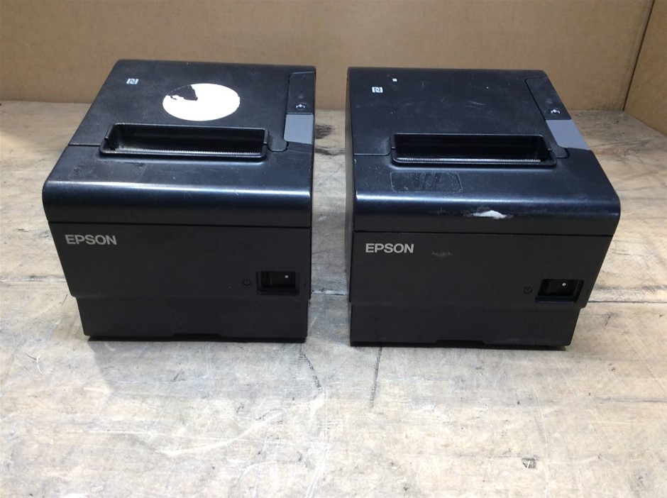Epson TM-T88VI Thermal Receipt Printer (Lot of 2)