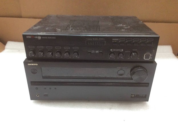 Inter-M PA-60 Mixing Amplifier&Onkyo TX-NR515AE AV Receiver (Lot of 2)