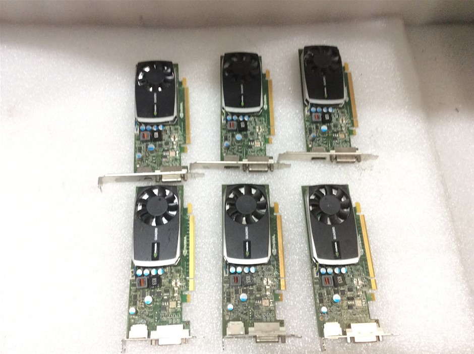 NVIDIA Quadro Professional Graphics Cards (Lot Of 6)