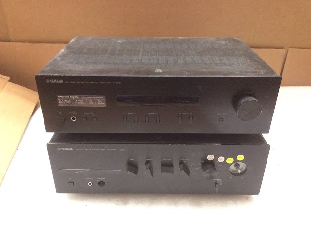 Yamaha A-S201&A-S300 Natural Sound Integrated Amplifier (Lot of 2)
