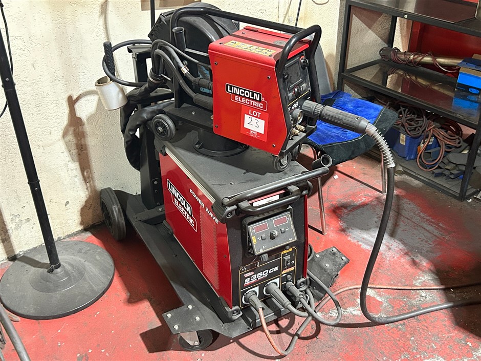 Lincoln S350 CE Power Wave Mig Welder