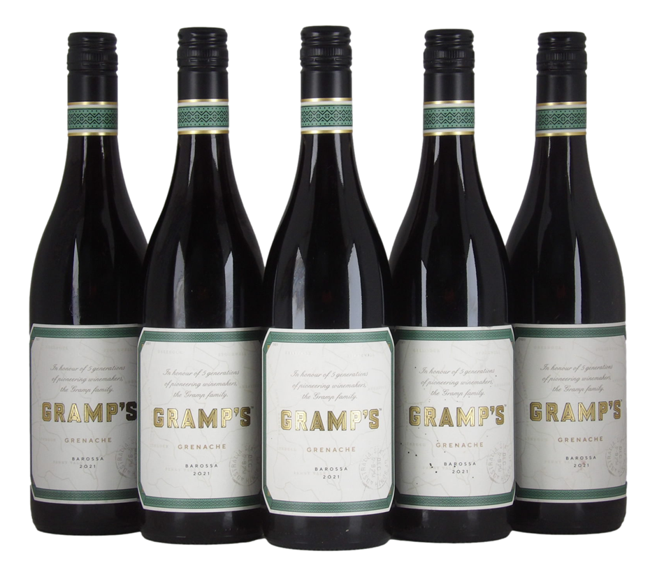 Gramp's Grenache 2021 (5x 750mL) Barossa Valley