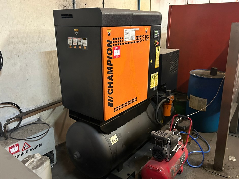 Champion CS15E Air Compressor Plant