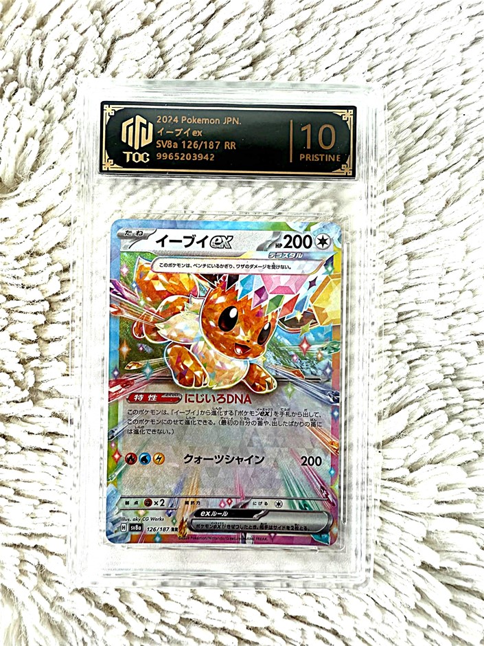TOC Pristine 10 graded Eevee ex Terastal from Terastal Festival ex.