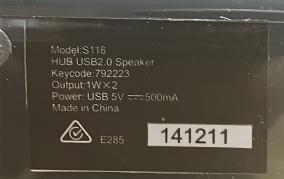 2x Speakers