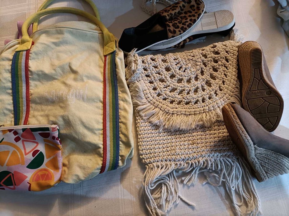 Lady’s Bags and Foot wares . Others