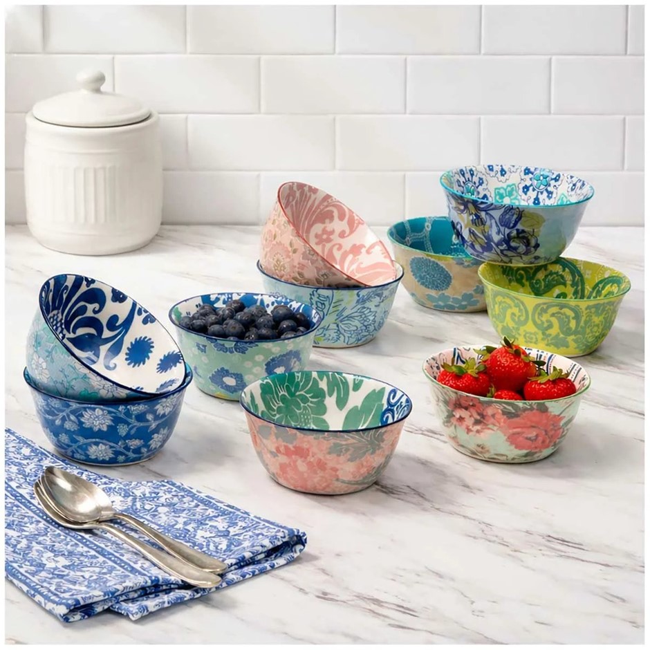 Certified Provence Stoneware Bowls 18 Piece Set.