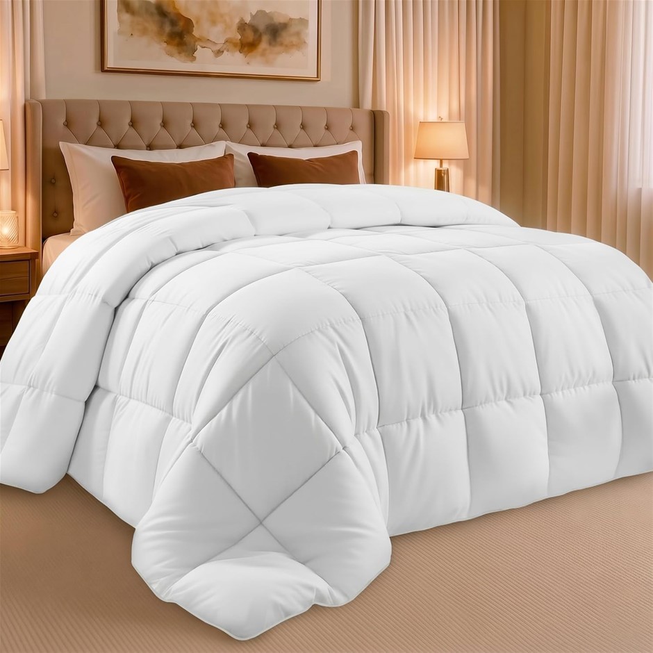 UTOPIA Bedding Comforter Duvet Insert Quilted Comforter with Corner Tabs Bo