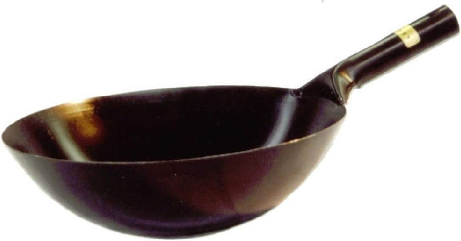 SUNRISE 36cm Japanese Style Steel Wok.