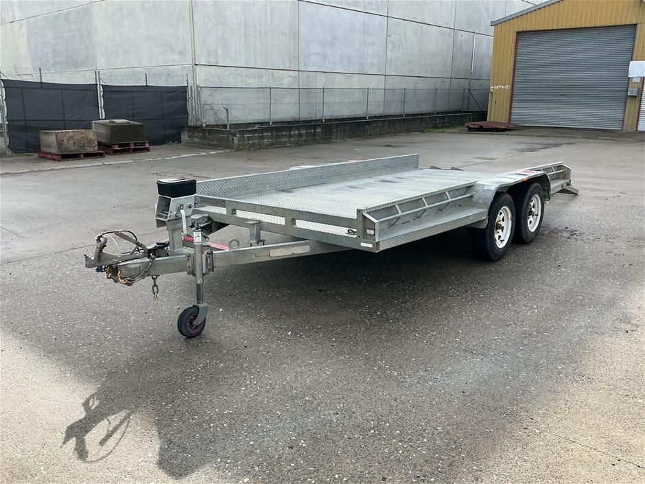 <p>2015 TrailerMake_UNDEFINED 14x6 Car trailer Tandem Trailer</p>