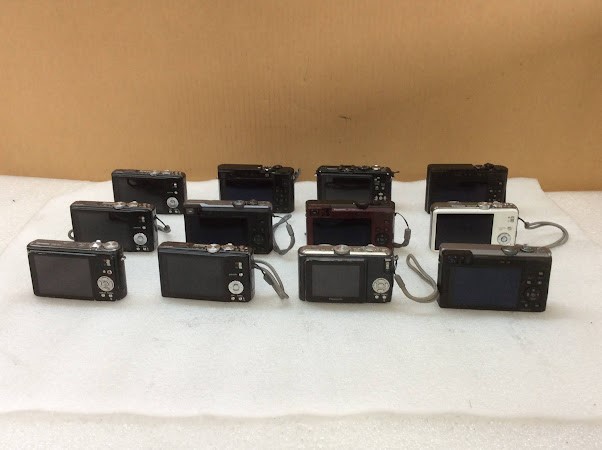Panasonic Mixed Brand and Model Digital Cameras (Lot of 12)