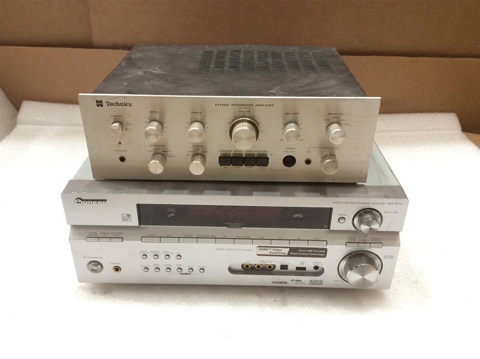 Pioneer VSX-917V-S AV Receiver + Technics SU-3000 Amplifier