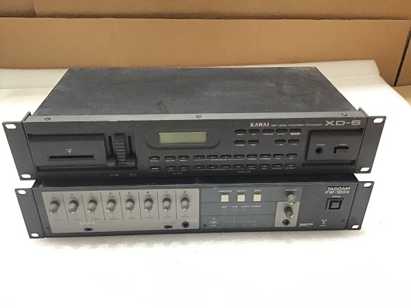 TASCAM FW-1804 FireWire Audio/MIDI interface&Kawai XD-5 Digital Percussion