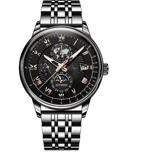 High Quality Simulated Diamond Men's Poedagar Watch-Include Box Original
