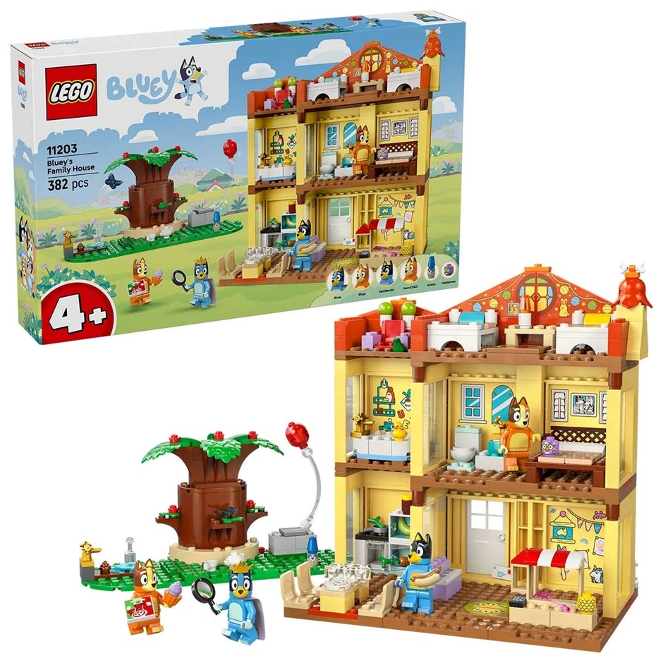 LEGO Bluey Blueys Family House Playset, 11203. NB: Not in original packagin