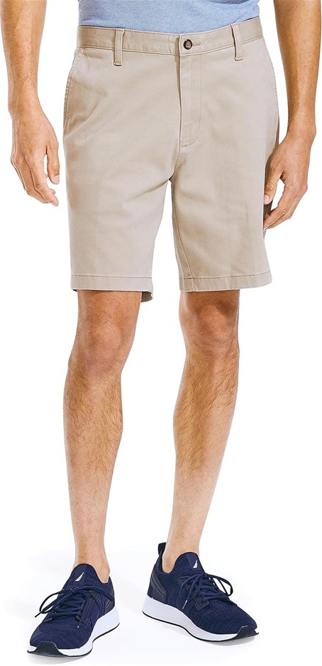 NAUTICA Men's Classic Fit Deck Shorts, Size 34, True Khaki, B81002. Buyers