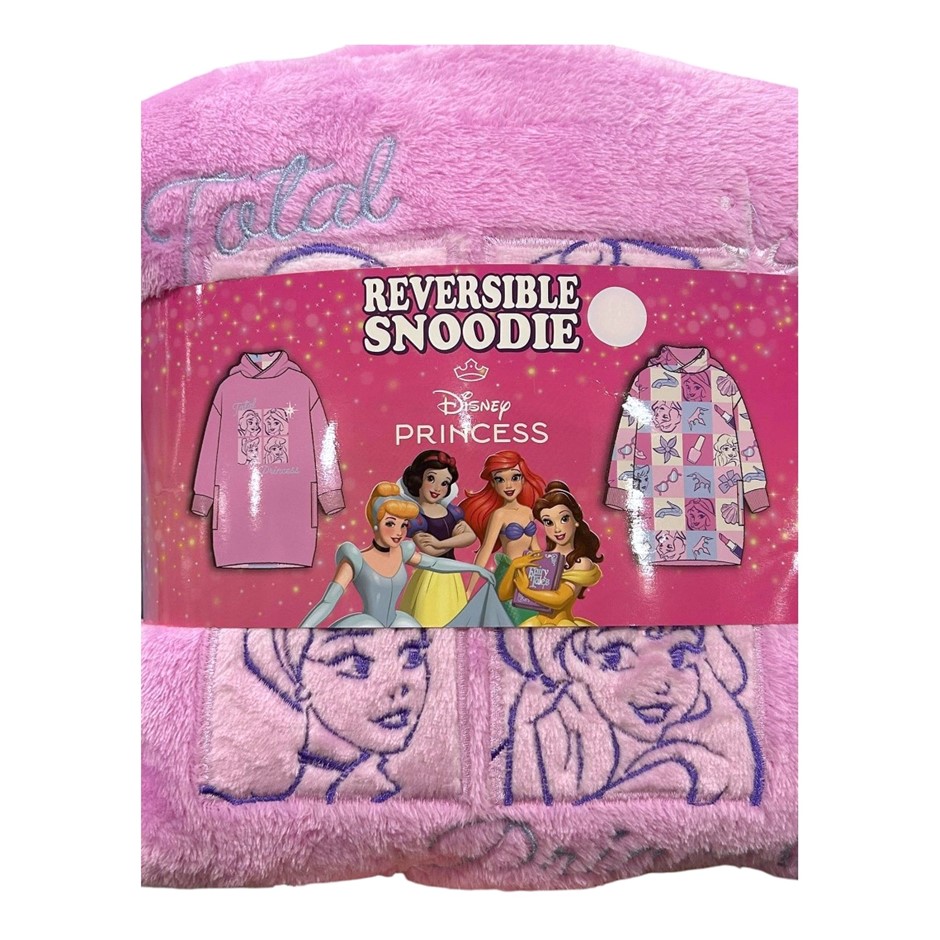 DISNEY Kids' Reversible Snoodie, Size 4/6, Lilac (Princess). Buyers Note -