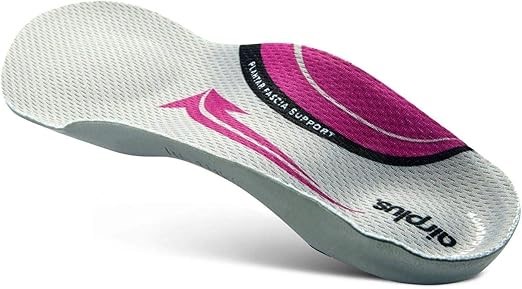 2 Pairs x AIRPLUS Women's Plantar Fascia Orthotic Insole, Size US 5-11, Gre