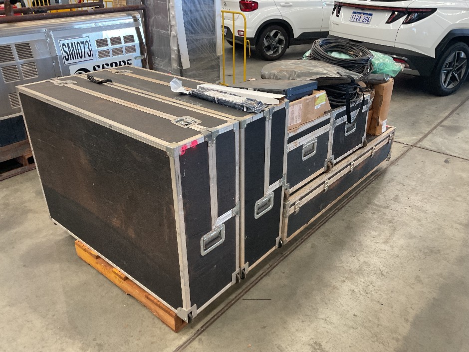 <p>Assorted Satellite equipment</p>