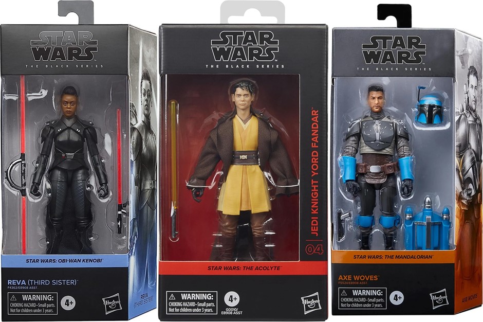 3 x STAR WARS: Black Series Jedi Knight Yord Fandar 15 cm, Reva (Third Sist