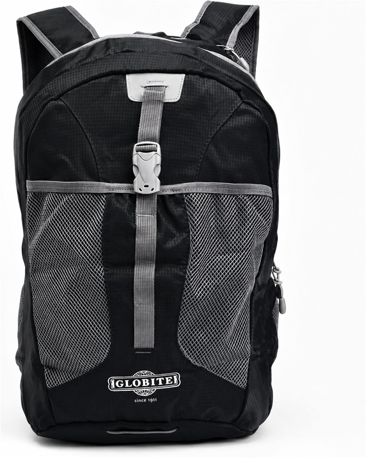 GLOBITE Day Trekkar 30L Backpack Foldable Day Pack, Black