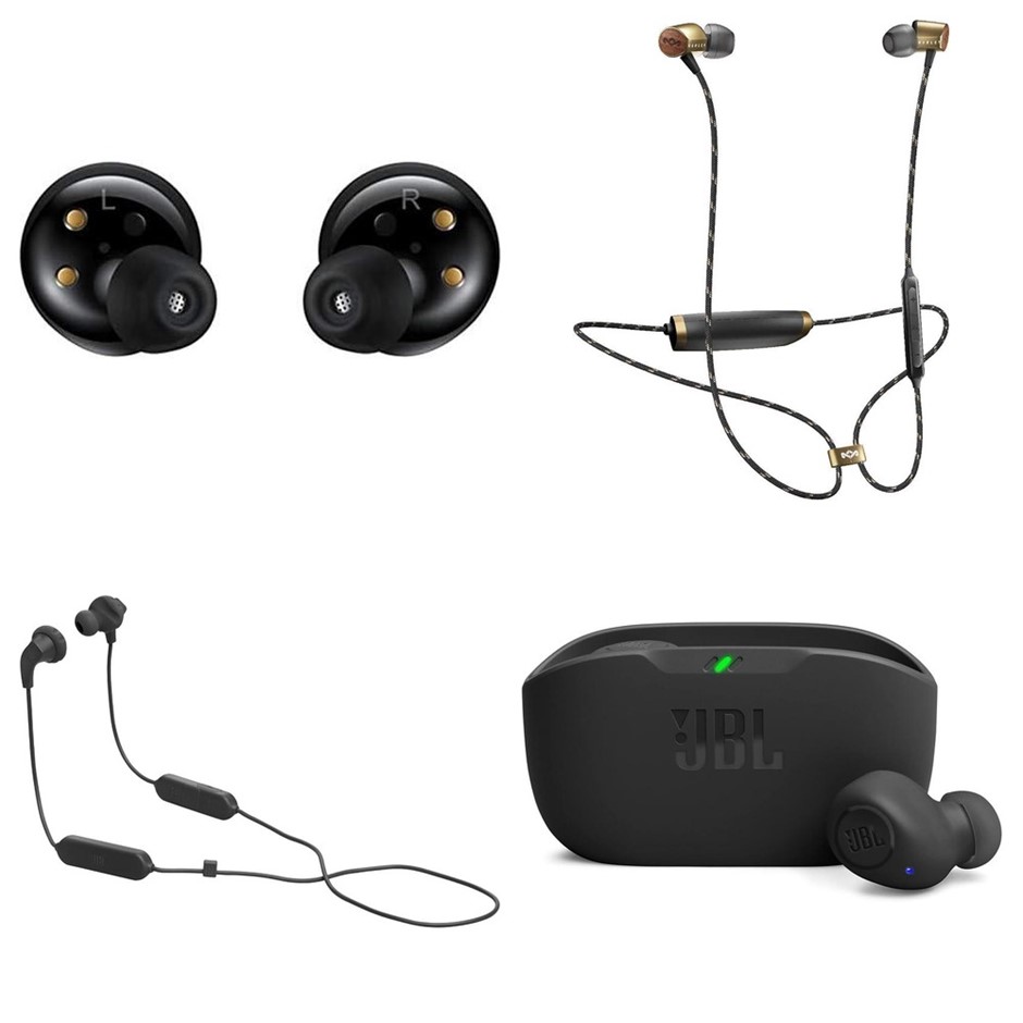 4 x Wireless Earbuds. 1 x SAMSUNG Galaxy Buds Plus SM-R175. 1 x HOUSE OF MA