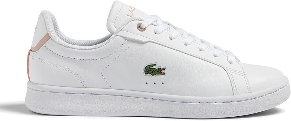Lacoste Women's Carnaby Pro BL 23 1 SFA Sneaker, White/Light Pink, 6 US