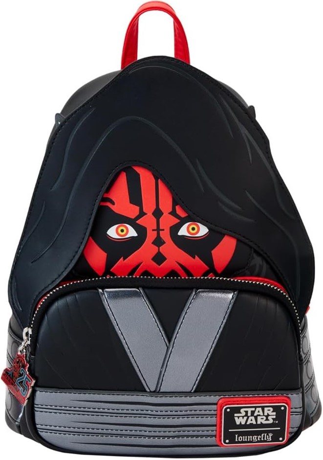 Loungefly Star Wars 25th Anniversary Maul with Hood Cosplay Mini Backpack