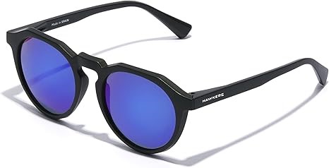 HAWKERS Sunglasses Warwick for Men and Women,  Raw Clear Blue · Black