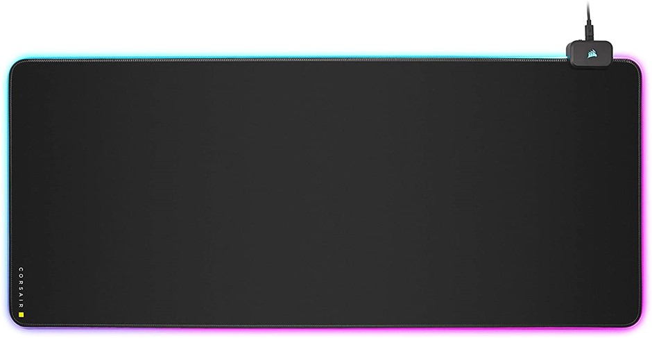 CORSAIR MM700 RGB Extended XL Cloth Gaming Mouse Pad, Black. NB: Used. Not
