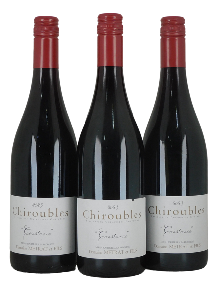 Domaine Metrat et Fils Constance Chiroubles Gamay 2023 (3x 750mL), France.
