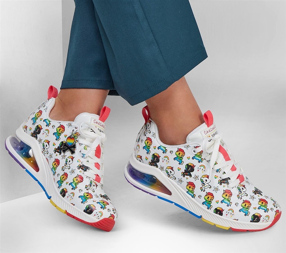 SKECHERS Women's x Tokidoki: Uno 2 - Street Groove Sneaker In White, Size U