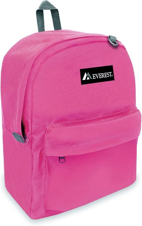 Everest Classic Backpack, Magenta Orchid, One Size, Classic Backpack