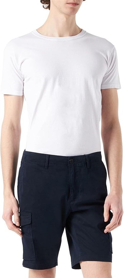 TOMMY HILFIGER Men's Harlem Cargo 1985 Shorts, Size 40 NI, Desert Sky, MW0M