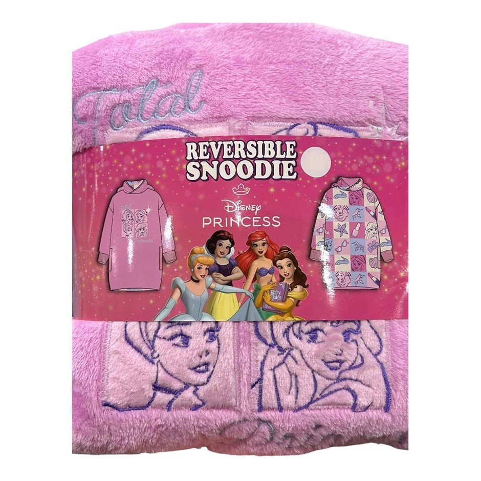 DISNEY Kids' Reversible Snoodie, Size 4/6, Lilac (Princess). Buyers Note -