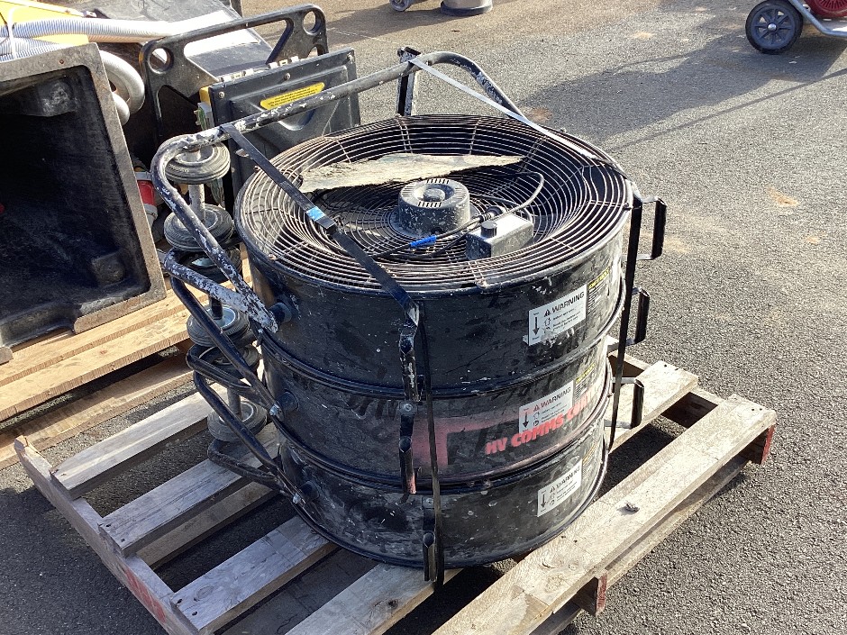 Industrial Drum Fans x 3