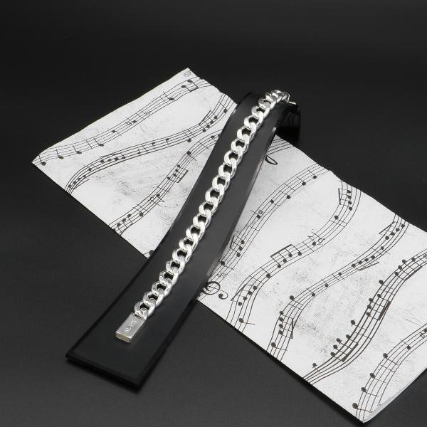 Classic Silver Plated Curb Chain Bracelet