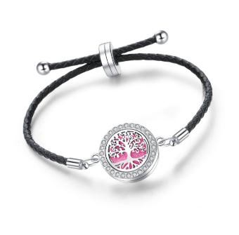 Stunning Aroma Perfume Tree of Life Bracelet - Pink
