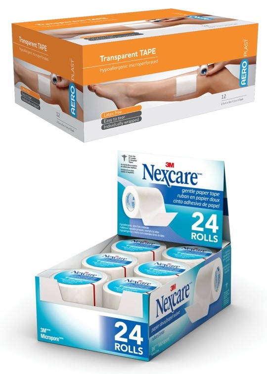 BUNDLE of 2 Pack of Nexcare™ Micropore™ Paper First Aid Tape, 530-P2, 2 in