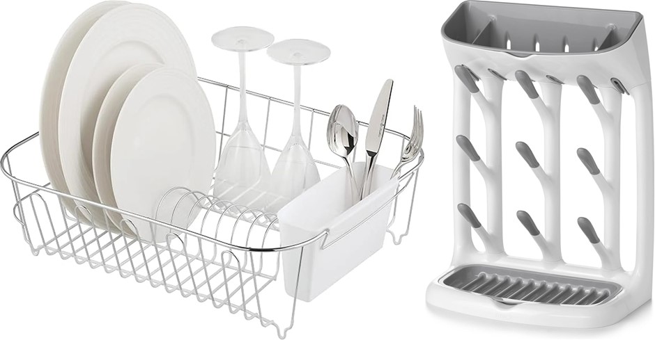 BUNDLE of Avanti 12662 Large Slimline Dishrack, White NB: Not in Original B