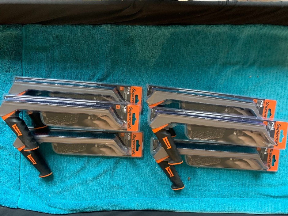 6 x Supercraft Sur-Shape Plane, 250mm (Unused)