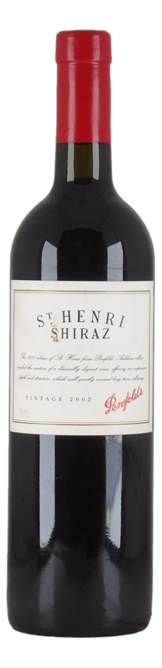Penfolds St Henri Shiraz 2002 (1x 750mL), SA.