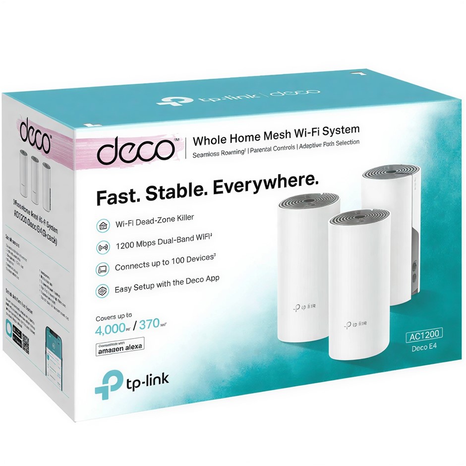 TP-Link Deco S43-Pack AC1200 Whole Home Mesh Wi-Fi System. RRP $266