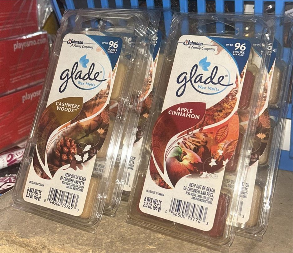 6x GLADE Wax Melts Packs