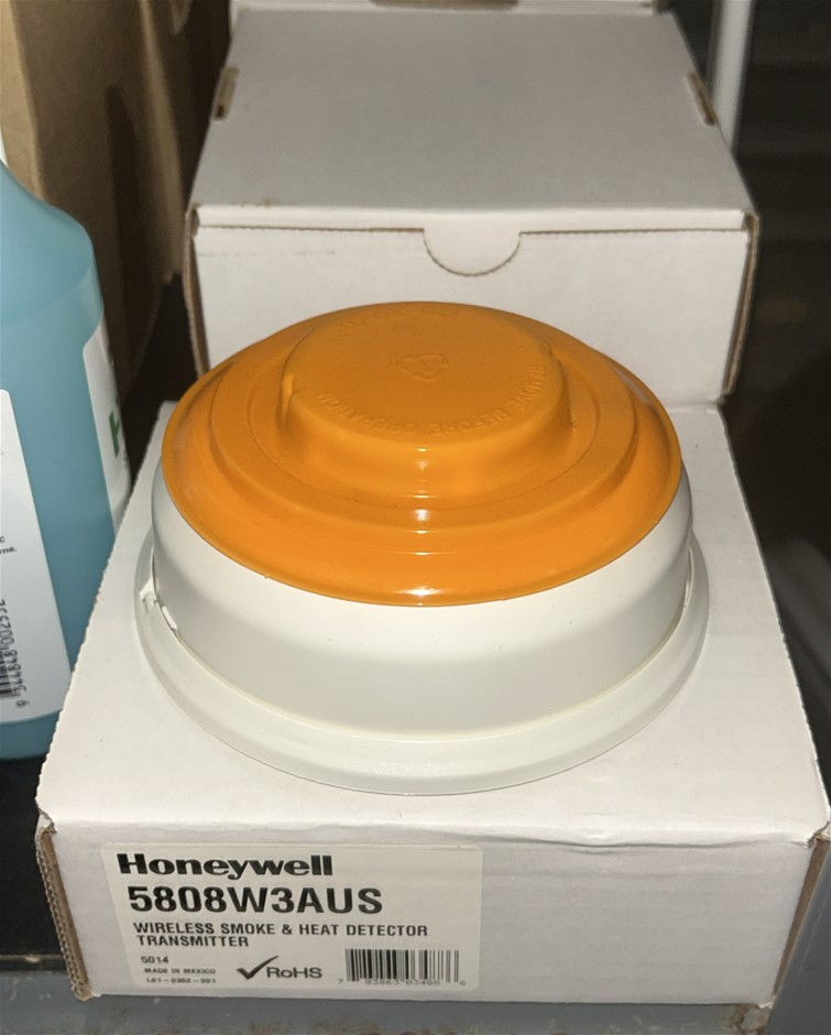 2x Wireless Smoke & Heat Detector Transmitter