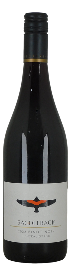 Peregrine Saddleback Pinot Noir 2022 (6x 750mL), Central Otago.