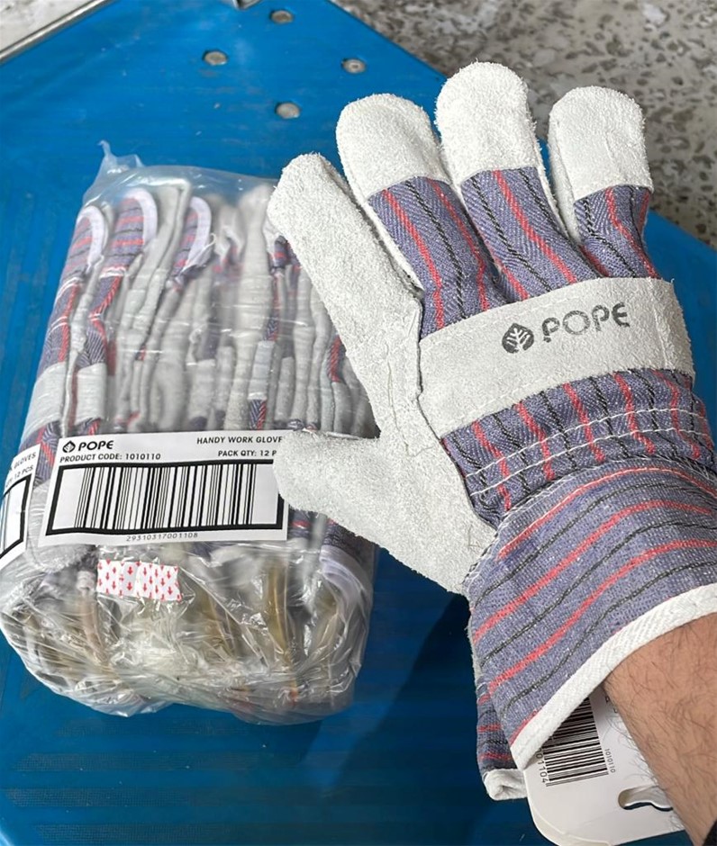 12 Pairs - Pope Handy Work Gloves