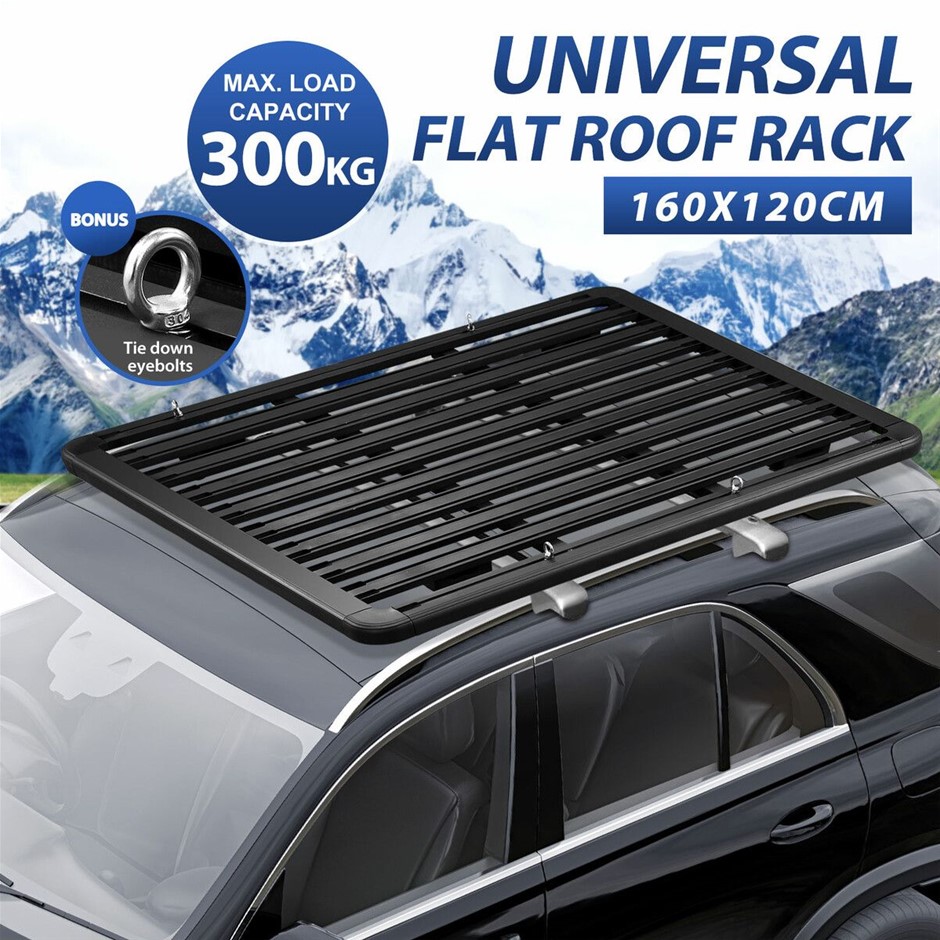 Universal Heavy Duty Aluminium Car Roof Rack Cargo Platform 160x120cm 300kg