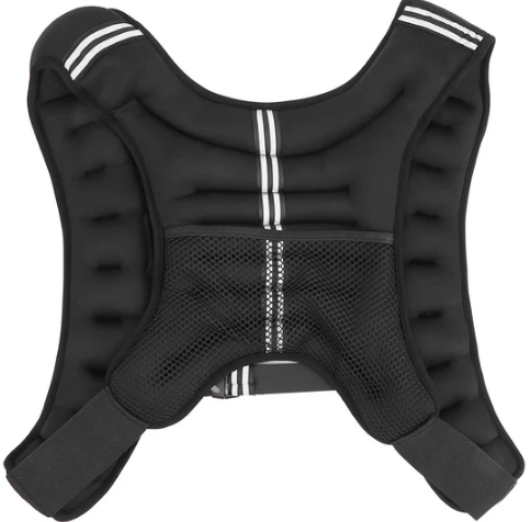 Weighted Vest for Strength Training with Adjustable Buckles(Black)