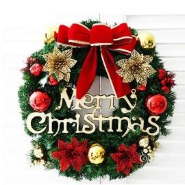 New Year Christmas Wreath Large Artificial Door